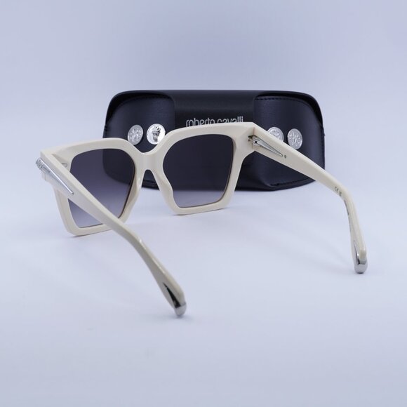 Final Price! Roberto Cavalli SRC002S 09X7 Beige/Grey Sunglasses - Picture 5 of 10